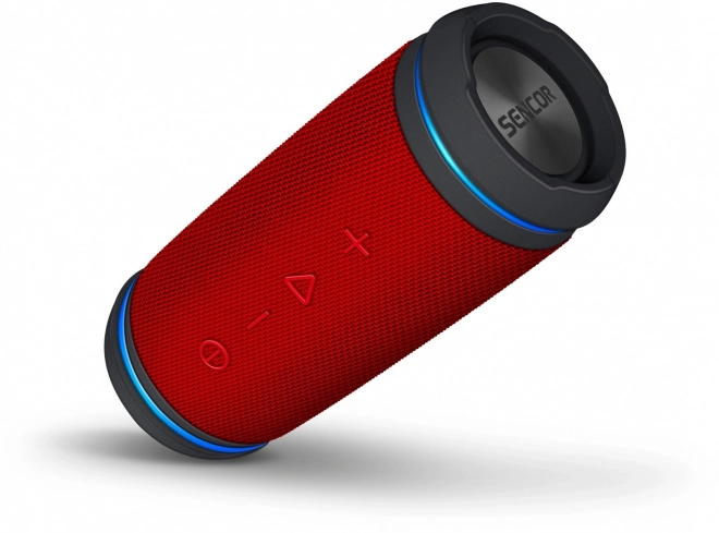 Roter Bluetooth-Lautsprecher mit NFC und IPX6