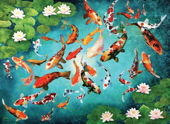 Eurographics Puzzle Koi-Karpfen 1000 Teile