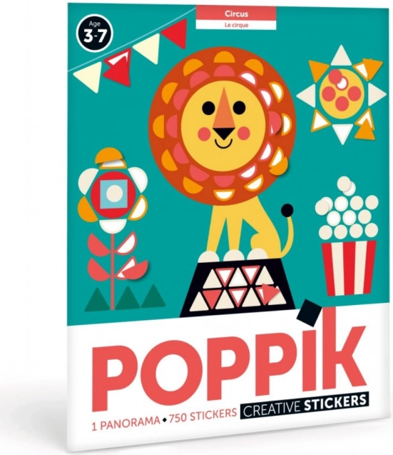 Stickerpanorama Zirkus von Poppik