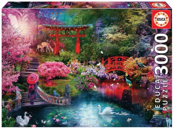 Educa Puzzle Japanischer Garten 3000 Teile