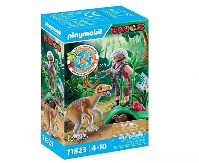 Tierset mit Velociraptor