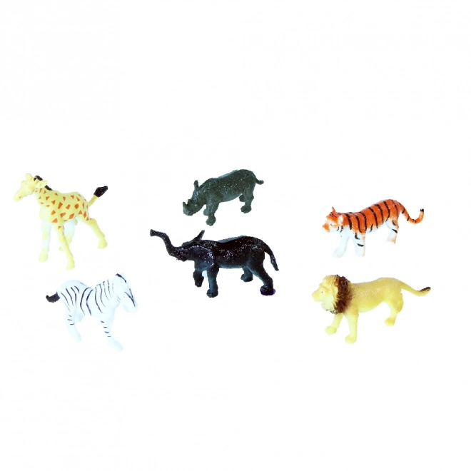 Set mit 6 Wildtiere Figuren