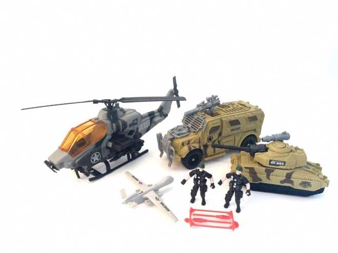 Militärset mit Figuren