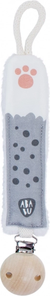 Ababu Schnullerkette Pacička mit Katzenmotiv