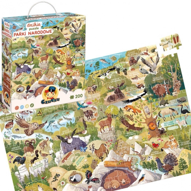 CzuCzu Dzikie Puzzle Nationalparks 6+