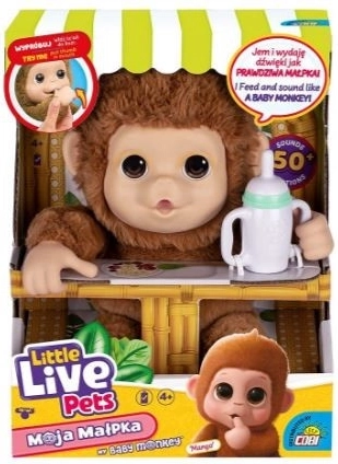 Interaktives Maskottchen Little Live Pets Affe
