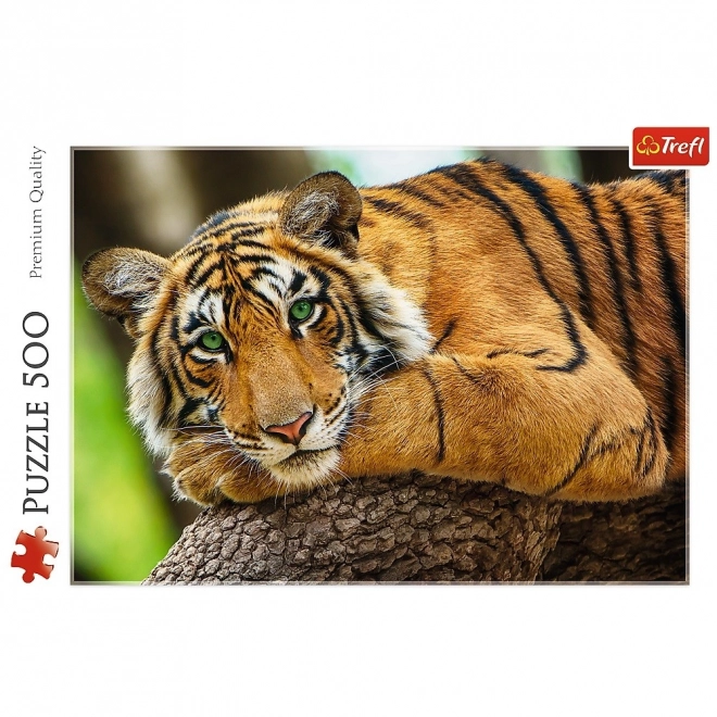 Puzzle 500 Teile Tigerporträt