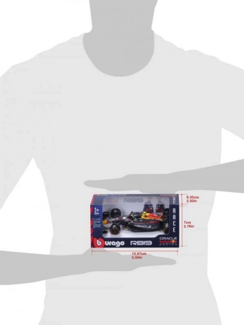 Bburago Modellauto Red Bull Racing RB19 Formel 1 2023