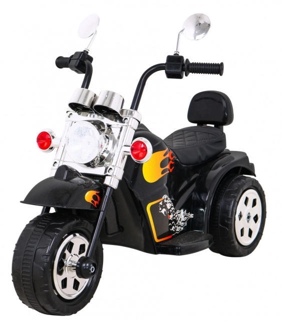 Elektrofahrzeug Chopper Weiß für Kinder – Schwarz