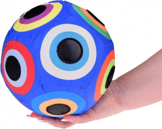 Set für Fußballspiel mit Zielscheibe und leuchtendem Ball