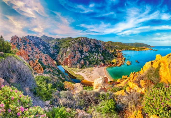 Puzzle 1500 Teile Costa Paradiso Sardinien Italien