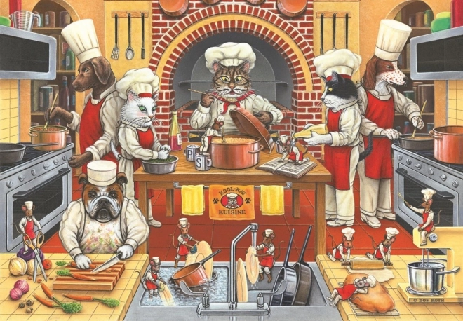 Puzzle Tierküche 500 Teile