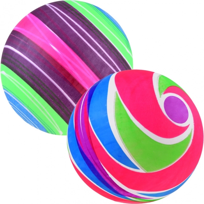 Gummiball in Regenbogenfarben für Kinder