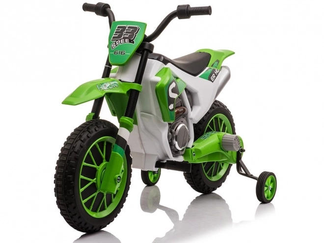 Elektrisches Motorrad für Kinder grün