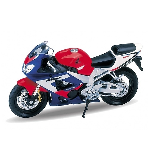 Miniaturmotorrad Honda CBR900RR Fireblade Blau-Rot