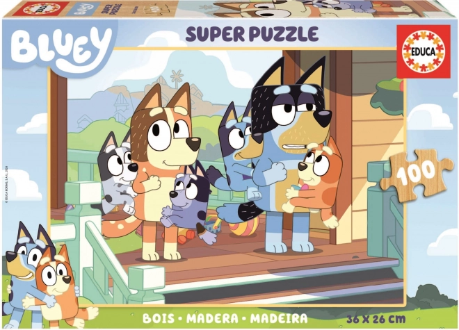 Educa Holzpuzzle Bluey 100 Teile