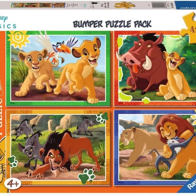 Ravensburger Puzzle Disney: Der König der Löwen 4×42 Teile
