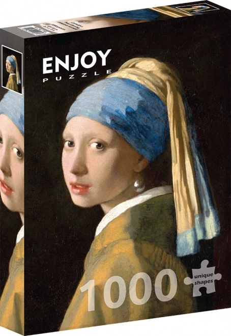 Puzzle Das Mädchen mit dem Perlenohrring von Johannes Vermeer 1000 Teile