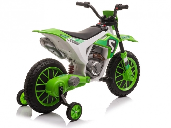 Elektrisches Motorrad für Kinder grün