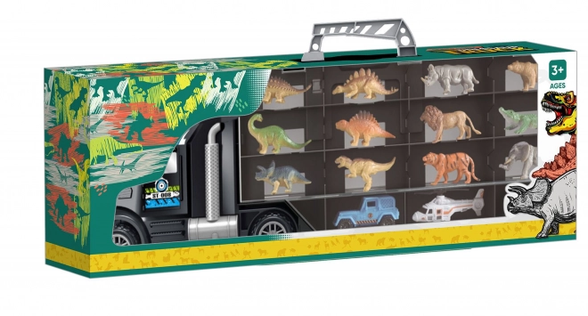 Woopie Lastwagen mit Dinosauriern
