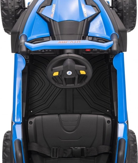 Elektrisches Kinderfahrzeug Buggy Madman UTV-MX blau