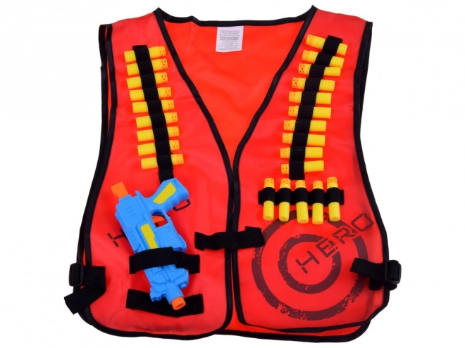 Nerf Weste und Munition Set – rot