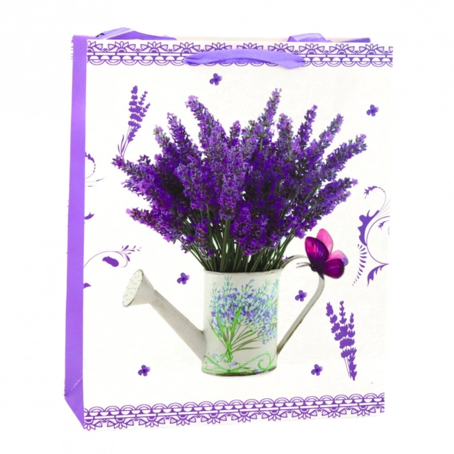 Geschenktasche Lavendel