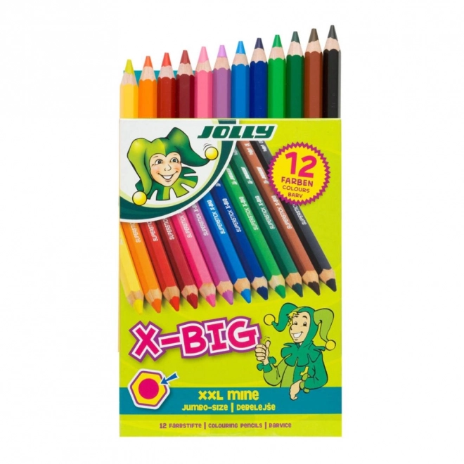 Große X-Big Jolly Buntstifte 12 Farben