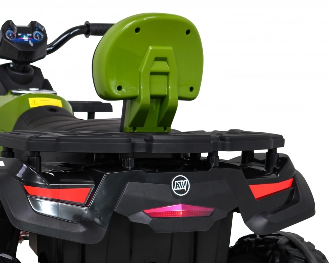 Kinder Elektro-Quad XT-Speed 4x4 grün mit EVA-Rädern und LED-Lichten
