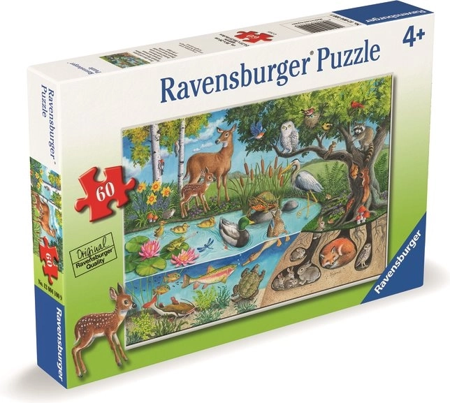 Ravensburger Puzzle Tiere Über und Unter der Erde – Geheimnisse der Natur 60 Teile