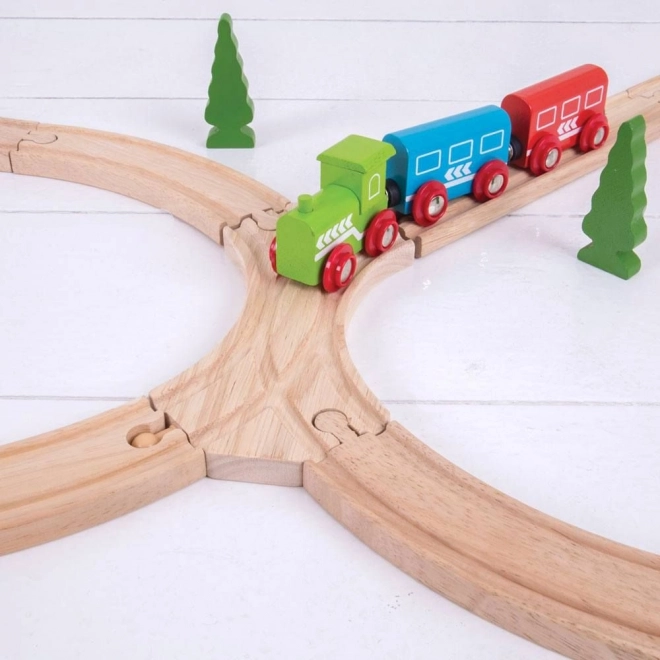 Bigjigs Rail Doppelte symmetrische Weichen