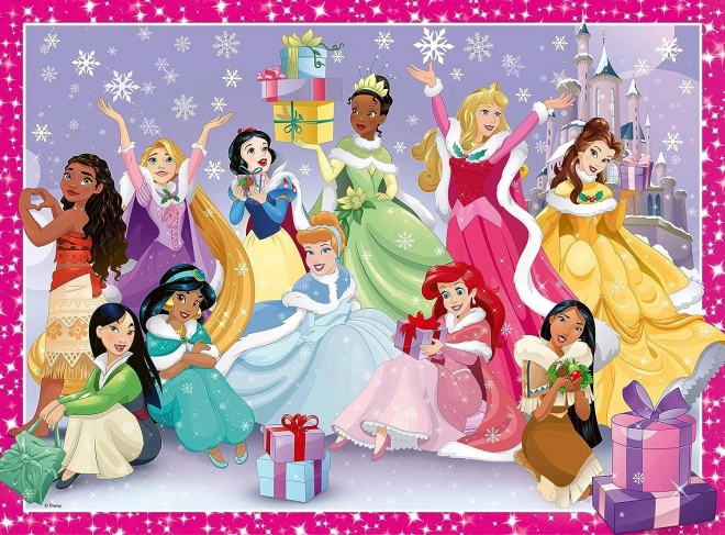 Disney Prinzessinnen Weihnachts-Puzzle XXL 200 Teile