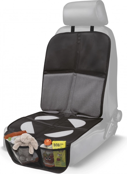 Sitzschutz unter dem Kindersitz, abwaschbar, Schwarz