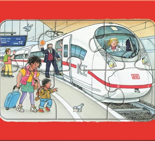 Mein erstes Puzzle Verkehrsmittel 3x6 Teile