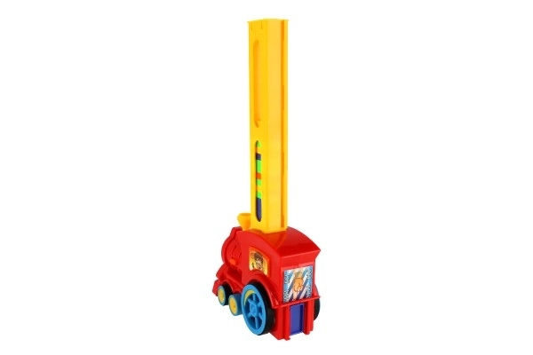 Bunter Domino Lokomotive Zug mit Sound und Licht