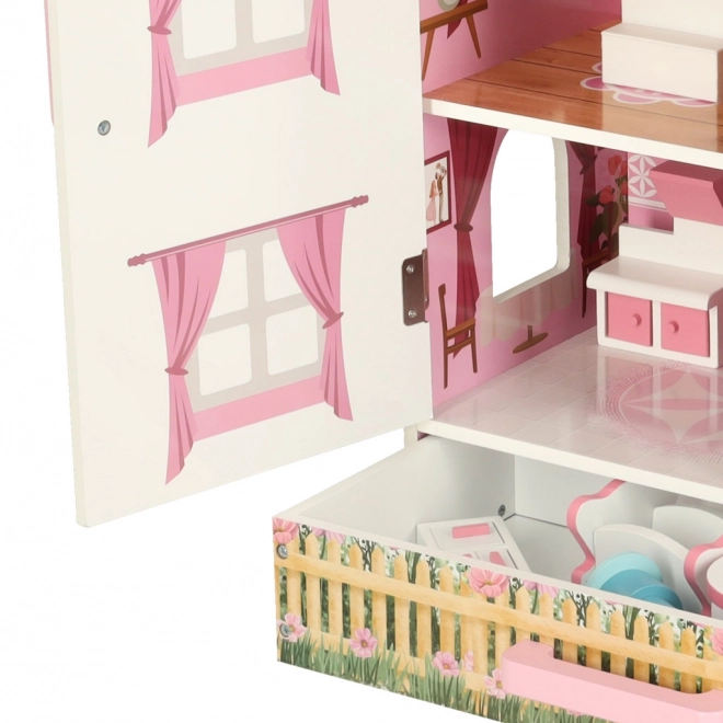 Drewniany Puppenhaus Lulilo rosa