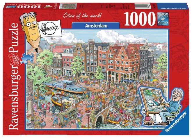 Ravensburger Puzzle Städte der Welt: Amsterdam 1000 Teile