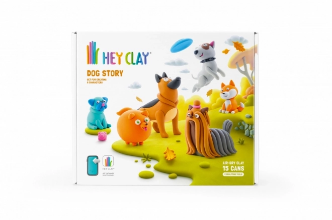 Hey Clay: Hundegeschichten - Set mit Modelliermasse