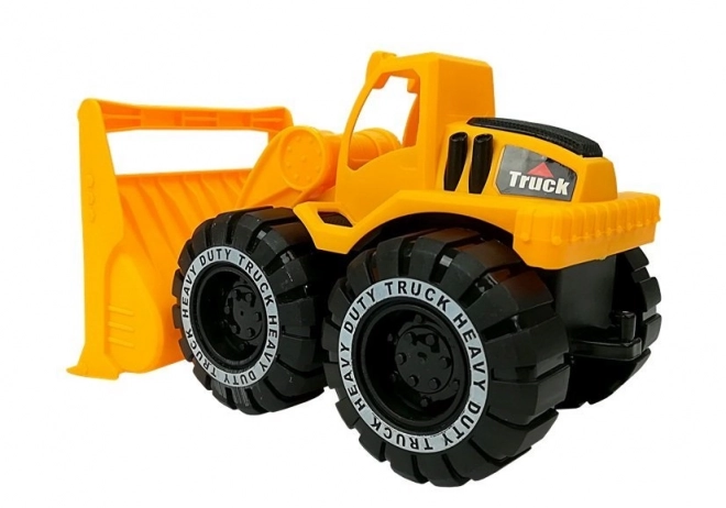 Großes Spielzeugset mit Anhänger und Bulldozer 49 cm