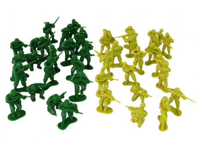 Militärspielset mit Soldatenfiguren 51-teilig