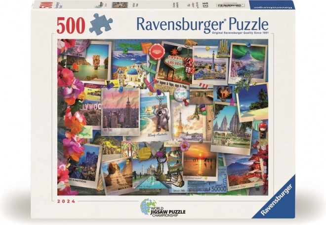 Ravensburger Puzzle Reisende Schätze 500 Teile