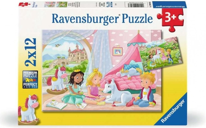 Ravensburger Puzzle Königliche Freunde 2x12 Teile