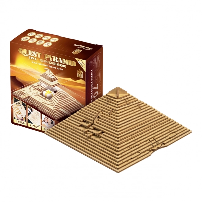 EscapeWelt 3D Holzmechanisches Puzzle Pyramide