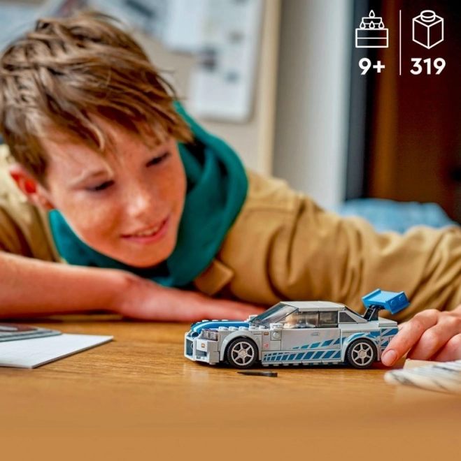 Lego Speed Champions Nissan Skyline GT-R R34 Modell aus Fast & Furious