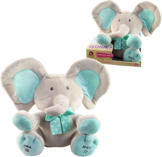 Versteckspiel Elefant 25 cm - slowakisch