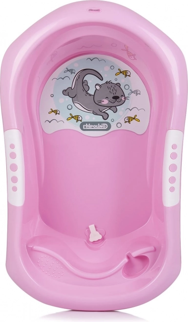 Babywanne Chipolino Noemi mit rosa Ständer