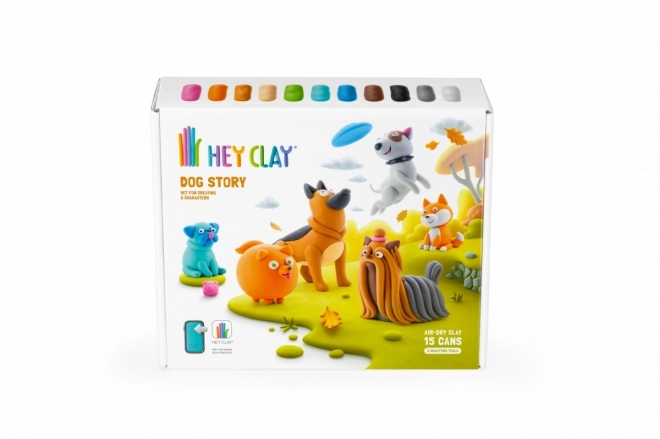 Hey Clay: Hundegeschichten - Set mit Modelliermasse