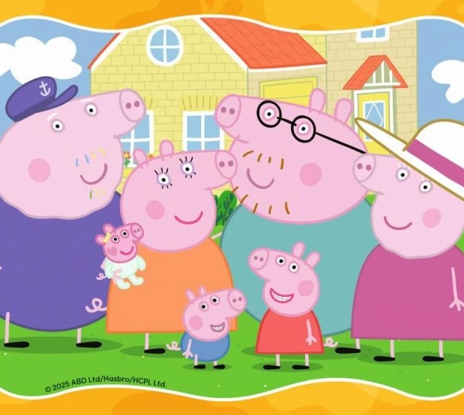 Puzzle 4v1 Peppa Wutz
