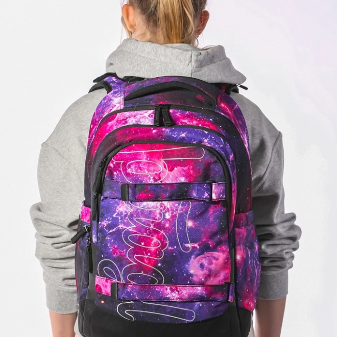 Set Baagl Galaxy: Rucksack, Federmäppchen, Beutel, Sporttasche