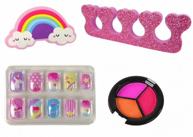 Einhorn Nagelkunst und Make-up Set